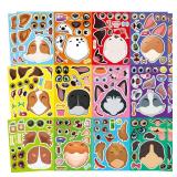 24 Sheets Dogs Make a Face Stickers, Make Your Own Dog Stickers for Kids, Animal Sticker for Birthday Gift Party Favors Supplies Teacher Art Craft, Games School Activity Reward 24 Sheets Dogs Make a Face Stickers, Make Your Own Dog Stickers for Kids, Animal Sticker for Birthday Gift Party Favors Supplies Teacher Art Craft, Games School Activity Reward