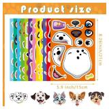 24 Sheets Dogs Make a Face Stickers, Make Your Own Dog Stickers for Kids, Animal Sticker for Birthday Gift Party Favors Supplies Teacher Art Craft, Games School Activity Reward 24 Sheets Dogs Make a Face Stickers, Make Your Own Dog Stickers for Kids, Animal Sticker for Birthday Gift Party Favors Supplies Teacher Art Craft, Games School Activity Reward