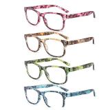 JAWSOCK 4 Pack reading glasses for women, computer anti-blue glasses, anti-glare/UV glasses 2.75 JAWSOCK 4 Pack reading glasses for women, computer anti-blue glasses, anti-glare/UV glasses 2.75