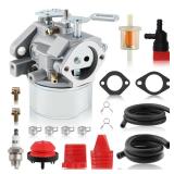 Carbhub 640052 Carburetor for Tecumseh HMSK80 HMSK90 HMSK100 LH318SA LH358SA Snow Blower Thrower 8HP 9HP 10HP Engine Tecumseh 640054 640349 Carburetor with Primer Bulb - 640052 Carburetor Carbhub 640052 Carburetor for Tecumseh HMSK80 HMSK90 HMSK100 LH318SA LH358SA Snow Blower Thrower 8HP 9HP 10HP Engine Tecumseh 640054 640349 Carburetor with Primer Bulb - 640052 Carburetor