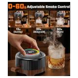 Electric Whiskey Smoker Kit with Adjustable Smoke Control (0â60s), Cocktail Smoker Kit with 6 Wood Chips, No Butane Needed, Old Fashioned Smoker Kit, Bourbon Gifts for Men, Wood Grain Electric Whiskey Smoker Kit with Adjustable Smoke Control (0â60s), Cocktail Smoker Kit with 6 Wood Chips, No Butane Needed, Old Fashioned Smoker Kit, Bourbon Gifts for Men, Wood Grain