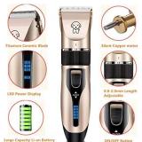 Professional USB Dog Clippers Low Noise Rechargeable Pet Trimmers Cordless Pet Grooming Kit Electric Pet Hair Clippers Dog Shavers with LED Display Nail Kits Replacement Blade Professional USB Dog Clippers Low Noise Rechargeable Pet Trimmers Cordless Pet Grooming Kit Electric Pet Hair Clippers Dog Shavers with LED Display Nail Kits Replacement Blade