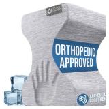 5 STARS UNITED Knee Pillow for Side Sleepers - Hip Pain Relief - Cooling Cover - Memory Foam Leg Cushion for Side Sleeping - Between Legs Pillow for Sciatica & Lower Back Pain, Arctic Gray 5 STARS UNITED Knee Pillow for Side Sleepers - Hip Pain Relief - Cooling Cover - Memory Foam Leg Cushion for Side Sleeping - Between Legs Pillow for Sciatica & Lower Back Pain, Arctic Gray