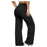 OQQ Yoga Pants Women High Waist Stretch Casual Soft Straight Leg Bottoms Black size small OQQ Yoga Pants Women High Waist Stretch Casual Soft Straight Leg Bottoms Black size small