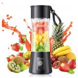 Cordless Mini Blender Make Smoothies & Shakes - Portable Blender with 380ML BPA-Free Travel Cup, USB Rechargeable, Easy to Clean, Suit in Gym/Office Cordless Mini Blender Make Smoothies & Shakes - Portable Blender with 380ML BPA-Free Travel Cup, USB Rechargeable, Easy to Clean, Suit in Gym/Office