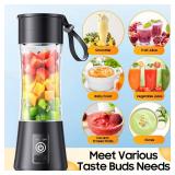 Cordless Mini Blender Make Smoothies & Shakes - Portable Blender with 380ML BPA-Free Travel Cup, USB Rechargeable, Easy to Clean, Suit in Gym/Office Cordless Mini Blender Make Smoothies & Shakes - Portable Blender with 380ML BPA-Free Travel Cup, USB Rechargeable, Easy to Clean, Suit in Gym/Office