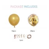 xfbbchh 30 Pcs Metallic Chrome Gold Balloons, 12 Inch, Pearl Gold, Light Gold, for Baby Shower, Birthday, Bridal Shower, Wedding Party Decoration xfbbchh 30 Pcs Metallic Chrome Gold Balloons, 12 Inch, Pearl Gold, Light Gold, for Baby Shower, Birthday, Bridal Shower, Wedding Party Decoration