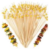 LOYIM 100 Pcs 8 Inch Long Cocktail Picks Fancy Toothpicks for Appetizer Bamboo Cocktail Sticks for Drink Dessert Fruit Barbecue Pearl Skewers for Party Decor Charcuterie Boards Accessories (Gold) LOYIM 100 Pcs 8 Inch Long Cocktail Picks Fancy Toothpicks for Appetizer Bamboo Cocktail Sticks for Drink Dessert Fruit Barbecue Pearl Skewers for Party Decor Charcuterie Boards Accessories (Gold)