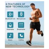 Mixiba 2-Pack Sleeping Headphones, Headband Headphones with Ultra-Thin HD Stereo Speaker, Bluetooth Headband for Sports, Workouts, Insomnia, Yoga, Air Travel, Meditation - Black&Grey Mixiba 2-Pack Sleeping Headphones, Headband Headphones with Ultra-Thin HD Stereo Speaker, Bluetooth Headband for Sports, Workouts, Insomnia, Yoga, Air Travel, Meditation - Black&Grey