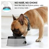 25oz Slow Drink Dog Water Bowl, No Spill Water Bowl for Dogs Cats, Non-Splash No Mess Puppy Kitten Water Feeder, Carried Portable Base for Vehicle Car,Travel,Home (Small/Medium Pets) - Gray 25oz Slow Drink Dog Water Bowl, No Spill Water Bowl for Dogs Cats, Non-Splash No Mess Puppy Kitten Water Feeder, Carried Portable Base for Vehicle Car,Travel,Home (Small/Medium Pets) - Gray