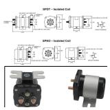 Coimoviol 586-905 Solenoid Contactor Relay 24V 200Amp Compatible with Trombetta White Rodgers Skyjack, OEM# 586-114111, 114-2411, 103101, 4 Terminal Starter Solenoid Coimoviol 586-905 Solenoid Contactor Relay 24V 200Amp Compatible with Trombetta White Rodgers Skyjack, OEM# 586-114111, 114-2411, 103101, 4 Terminal Starter Solenoid