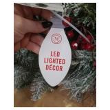 Martha Stewart LED Christmas outdoor hanging basket Martha Stewart LED Christmas outdoor hanging basket