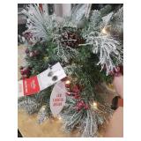 Martha Stewart LED Christmas outdoor hanging basket Martha Stewart LED Christmas outdoor hanging basket