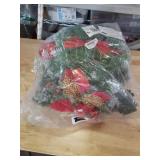 Christmas Garland with Lights, 9ft Battery Operated LED Garland with Timer, 30 Warm White LEDs, Waterproof Christmas Decorations for Indoor Outdoor Mantel, Stairs, Doorway, Window, Porch, Home Christmas Garland with Lights, 9ft Battery Operated LED Garland with Timer, 30 Warm White LEDs, Waterproof Christmas Decorations for Indoor Outdoor Mantel, Stairs, Doorway, Window, Porch, Home