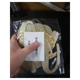 Happy Sweet Sixteen Banner, Pre-Strung Glitter Sweet 16 Party Decorations,16th Party Sign for 16th Birthday Decorations (Champagne Gold)