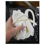 Happy Sweet Sixteen Banner, Pre-Strung Glitter Sweet 16 Party Decorations,16th Party Sign for 16th Birthday Decorations (Champagne Gold)