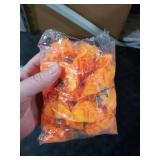 Marigold Flowers Heads Bulk, Silk Artificial Flowers for Diwali,Indian Festival, DIY Marigold Garland Day of The Dead Decorations (Orange)