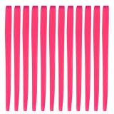 YaFex 12 Pcs Clip in Hair Extensions, 22 Inch Colored Hair Extensions Party Highlights Long Straight Synthetic Hairpieces for Women Kids Girls (Hot Pink)