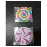 Capoda 8 Pieces Candy Party Decorations Candyland Paper Garlands Candy Paper Cutouts Lollipop Garland Banner Sweet Hanging Decor for Birthday Theme Party Supplies