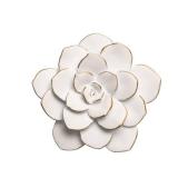 Guichifun Flower Wall Decor 3D Resin Succulent plants - Wall Hanging Decor Art Decor for Home Bedroom Living Room White Christmas Gift 3.25 X 4 X 1.25 Inch