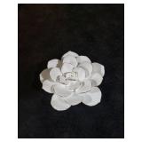 Guichifun Flower Wall Decor 3D Resin Succulent plants - Wall Hanging Decor Art Decor for Home Bedroom Living Room White Christmas Gift 3.25 X 4 X 1.25 Inch