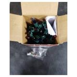 Warm Multi Color Christmas Lights - 6.3 ft String of 35 Incandescent Mini Bulbs Multifunctional Lighting Modes, for Decorative, Bedroom, Outdoor, Xmas Twinkle Tree Lights with Green Wire Total 6.6 ft