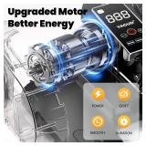 Yagud Under Desk Elliptical Machine, Elliptical Leg Exerciser as Seen on TV for Senior with Remote Control, Portable Quiet Electric Seated Pedal and 12 Adjustable Speed, Black