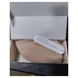 OEAK Womens Deep V Bras Wireless Comfortable Bra Supportive No Underwire Bras Tshirt Push Up Bralettes Plunge Seamless Bra Cool Nude XS