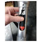 Zento Deals Heated Car Window Snow/Ice Scraper with Light - Extendable 12V LED Light with 15.8 feet Long Cord (2) (Silver - (1pc))