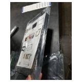 eletecpro 8.8x13.8 Record Frame with Double Mats for Single 7-inch Music Album Cover and Vinyl, 45 rpm (6 7/8) inch Vinyl Record Display for Wall, Classic and Stylish Record Holder for Wall Decor