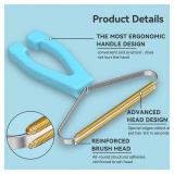Pet Hair Remover, Dog and Cat Hair Remover, Wool Hair Remover, Carpet Rake for Pet Hair Removal, Carpet Rake, Pile Brush, Hand Shaver for Carpets, Car Cushions, Sofas, Pet Beds, Furniture & Rug