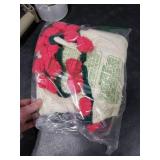 LOKOZ Rose Crochet Flowers Bouquet Blanket - Birthday Valentines for Girlfriend Wife, Galentines Mothers Day Birthday Gifts for Women Mom Her Friend Sister, Romantic for Wedding Home Decor 43 Inches