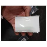 100 Pcs Sublimation Business Card Blanks Double-Sided Sublimation Blanks for Printing of Logos, Nameplates, and Custom Gifts Quality Ultra-Thin Aluminum Alloy Cards in Pearl Color