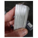 100 Pcs Sublimation Business Card Blanks Double-Sided Sublimation Blanks for Printing of Logos, Nameplates, and Custom Gifts Quality Ultra-Thin Aluminum Alloy Cards in Pearl Color