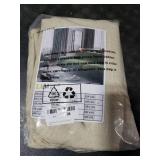 LAMIT Beige Linen Curtains for Living Room 2 Panels Set, 84 Inch Faux Linen Textured Light Filtering Drapes Back Tab and Rod Pocket Boho Panels for Farmhouse/Bedroom/Porch, 52 x 84 Inch