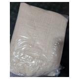 LAMIT Beige Linen Curtains for Living Room 2 Panels Set, 84 Inch Faux Linen Textured Light Filtering Drapes Back Tab and Rod Pocket Boho Panels for Farmhouse/Bedroom/Porch, 52 x 84 Inch