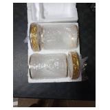 Pillar Candle Holders Set of 2,Hurricane Candle Holders,Candlesticks Holder With Glass Hurricane Lid,Metal Candle Holder For Coffee Dining Table, Wedding, Christmas, Home Decoration,Gold Candle Holder