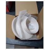 Grow Forward Premium Wheat Straw Plates and Bowls Sets - 8-Piece Wheat Straw Dinnerware Sets - Unbreakable & Reusable Microwave Safe Plastic Dinner Plates for Outdoors, RV, Camping Dishes - Sahara