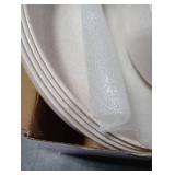 Grow Forward Premium Wheat Straw Plates and Bowls Sets - 8-Piece Wheat Straw Dinnerware Sets - Unbreakable & Reusable Microwave Safe Plastic Dinner Plates for Outdoors, RV, Camping Dishes - Sahara