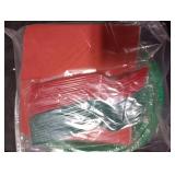 Greencian Christmas Red and Green Party Decorations Red and Green Paper Plates and Napkins Disposable Tableware Set for Christmas Xmas Holiday Birthday Party Supplies