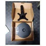 Almoz Desk Stand for Echo Show 21, Echo Show 15 (All Generations), Raises Up to 9.5 from Desk, Tilt and Swivel Mount for Alexa Echo Show 21, No Tools Required, Stable Centered Rod Design (UP-Black) MI