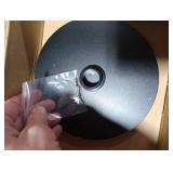 Almoz Desk Stand for Echo Show 21, Echo Show 15 (All Generations), Raises Up to 9.5 from Desk, Tilt and Swivel Mount for Alexa Echo Show 21, No Tools Required, Stable Centered Rod Design (UP-Black) MI