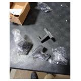 IBosins 4 Pack Towel Hooks Hand Towel Holder for Bathroom Wall Livingroom Bedroom Kitchen Closet Heavy Duty Stainless Steel Hook Hanger for Robe, Bath Towel, Coat (Square Matte Black)