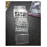 20 Pcs Embossing Folders for Card Making, DIY Craft Template Embossing Stencil Plastic Paper Card Decorating Mold Folder for Scrapbook Photo Album DIY Craft Making, 5.9 x 4.1 Inch (Vintage)