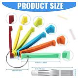 2 Pieces Different Fin Comb Condenser Fin Straightener Air Condition FCR6 Fin Comb and Stainless Steel Fin Comb Radiator Repair Tool Set for Straighten Evaporator Condenser Coils