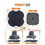 2 PCS Air Fryer Trivets Silicone and Splatter Shield for Ninja Crispi,Heat Resistant Mat for Air Fryer for Air Fryer Accessories,for Ninja Combi Accessories Kitchen Air Fryer Trivet(Dark Blue&Black)
