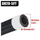 Autofit 20AN line -20AN braided hose +Elbow 90 degree AN fittings, 45 degree, straight adapter hose end kit