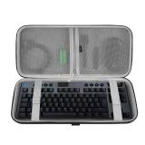 GEEKRIA TKL Keyboard Case, Hard Shell Travel Carrying Bag for 80% / 87 Keys Mechanical Gaming Keyboard, Compatible with Logitech G915 TKL, G PRO Keyboard/G PRO X (Extra Space)