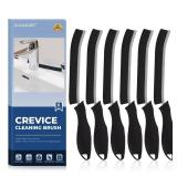 CLEANGOR Crevice Cleaning Brushes, Cleaner Scrub Brush Tool for Hard to Reach Tight Space, Home Essentials, Cleaning Supplies for Shower, Bathroom, Kitchen, Toilet, Window
