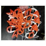 HappyAlley 6 Pack Christmas Window Decorations, 10 in. 300 LED Hi Vibrant Twinkling Lighted Candy Cane Window Light with Bows, Waterproof Outdoor Red and White Candy Cane Decorations for Walls, Porch